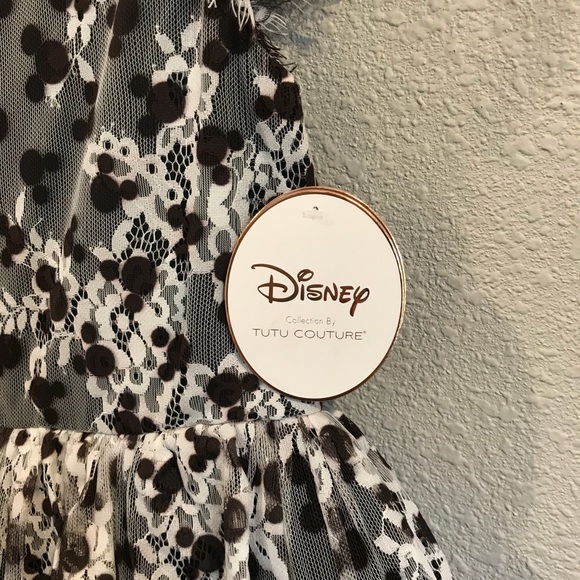 Disney Tutu Couture Minnie Mouse Lace Dress - Picture 7 of 8